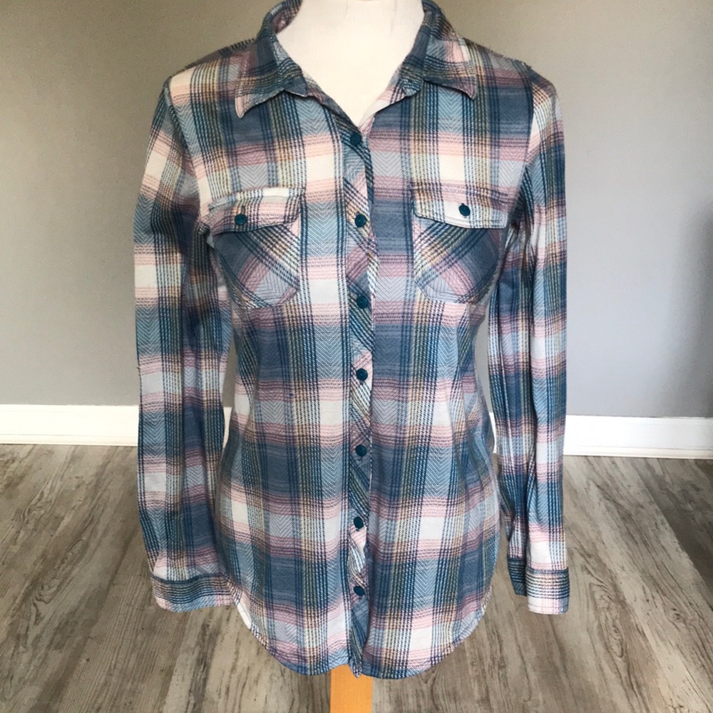 Blue, Pink Flannel